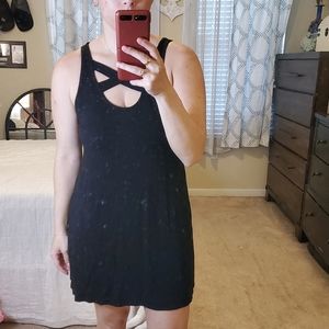 American Eagle black jersey dress